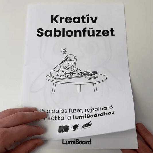 Kreatív Sablonfüzet (15 oldal)