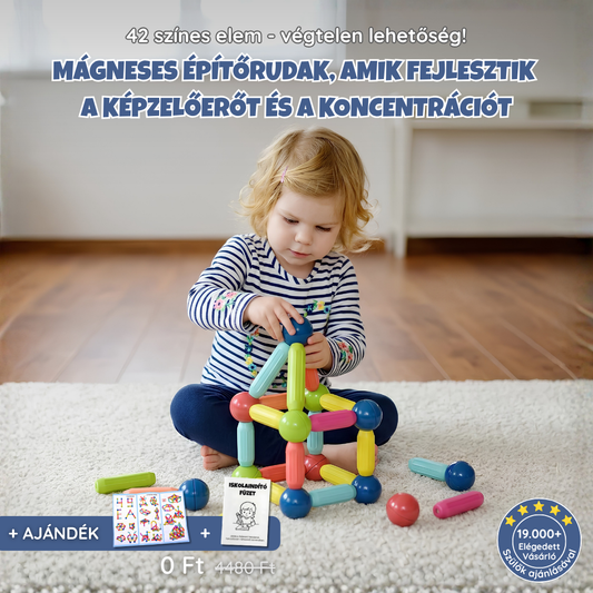 LumiMag - Mágneses Építőjáték