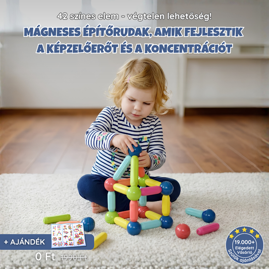 LumiMag - Mágneses Építőjáték