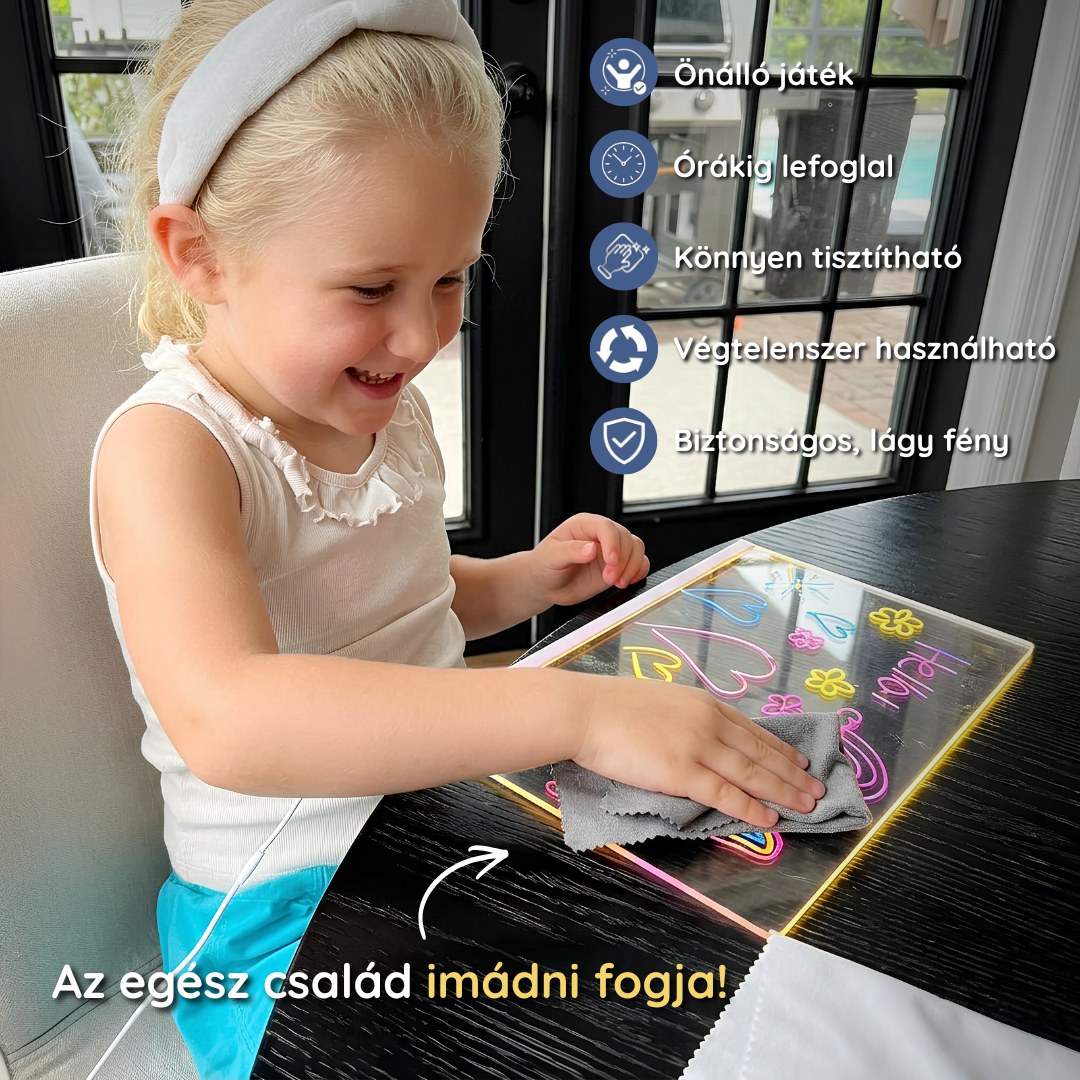 LumiBoard - Világítós Rajztábla