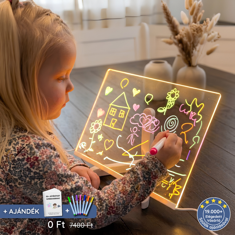 LumiBoard - Világítós Rajztábla